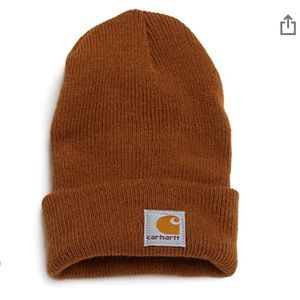 Brown toddler Carhartt beanie